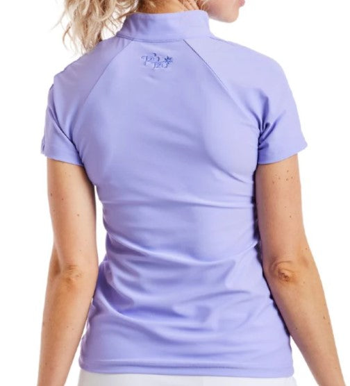 Tzu Tzu LUCY SHORT SLEEVE TOP IN GRAPE