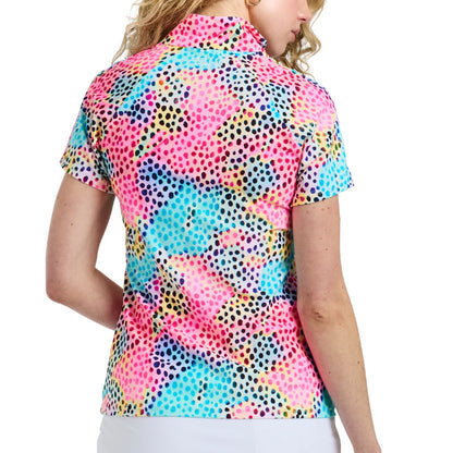 Tzu Tzu POLKA SPOTS LUCY SHORT SLEEVE TOP