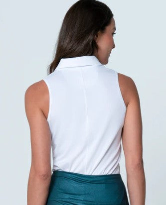 Lucky in Love SHIMMER Legacy Sleeveless Polo