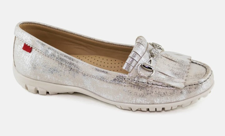 Marc Joseph Lexington Golf Shoe - Silver Washed
