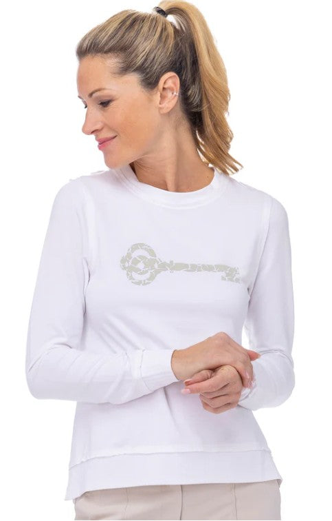 Belyn Key SANTA FE Long Sleeve Logo Pullover