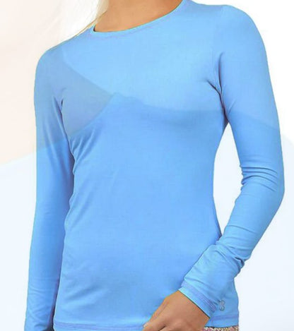 Sofibella Plus Size Long Sleeve UV Top (Multiple Colors)