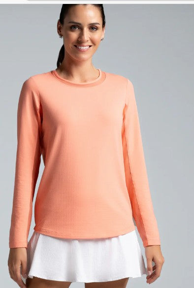 IBKUL Long Sleeve Crew Neck With Mesh (Multiple Colors)