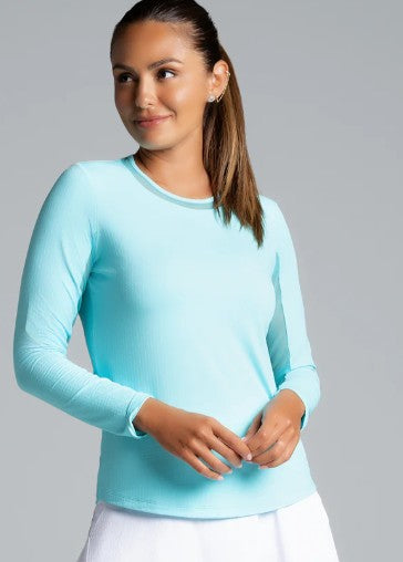 IBKUL Long Sleeve Crew Neck With Mesh (Multiple Colors)