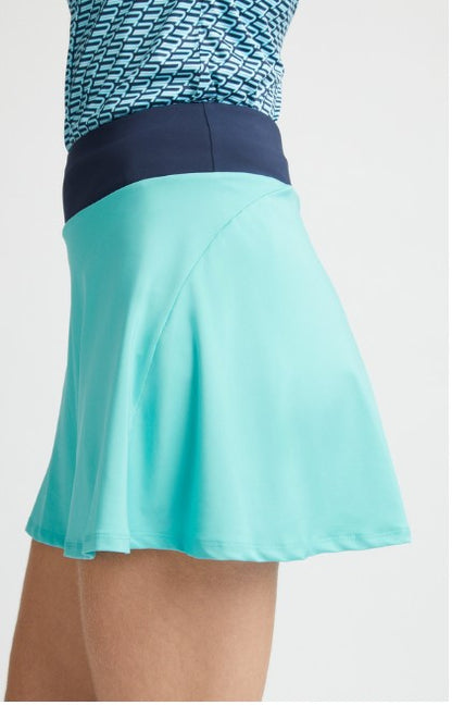 Rohnisch Luna Capri Breeze Aqua Blue Skort 17"