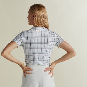 A. Putnam Luxe Opaque Short Sleeve Top