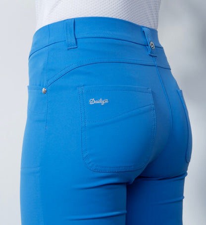 Daily Sports ABSTRACT Lyric Cosmic Blue Pants 29" or 32"