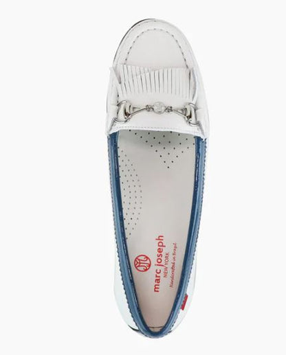 Joseph Lexington 2 Women's Golf Shoes - White & Atlantic Blue Pearlized Grainy