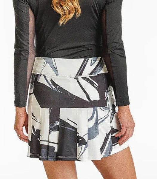 Amy Sport INSPIRED MARISA PLEATED BACK SKORT 16" or 18" (Multiple Colors)