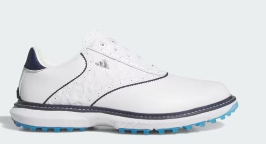 Adidas MC70 SPIKELESS GOLF SHOES in Cloud White / Collegiate Navy / Lucid Ray Blue