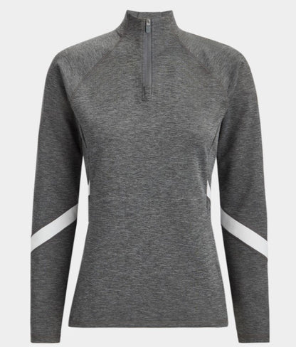 G/FORE APPAREL MELANGÉ DOUBLE KNIT BRUSHED BACK PULLOVER