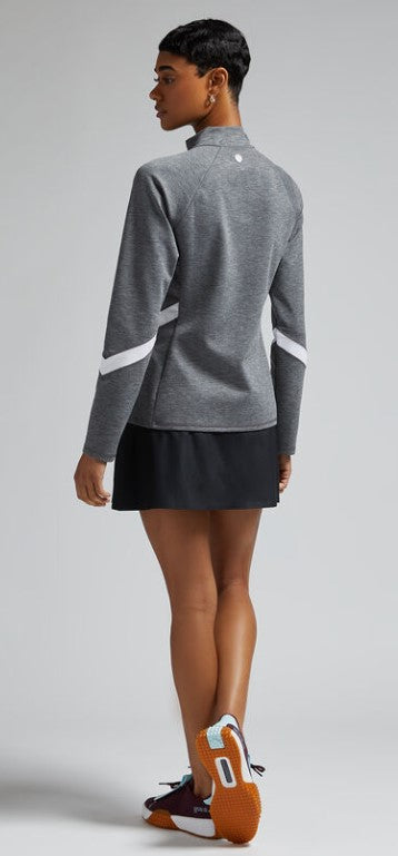 G/FORE APPAREL MELANGÉ DOUBLE KNIT BRUSHED BACK PULLOVER