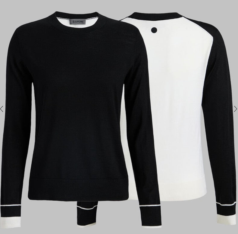 G/FORE APPAREL COLOUR BLOCK MERINO WOOL SWEATER (MULTIPLE COLORS)