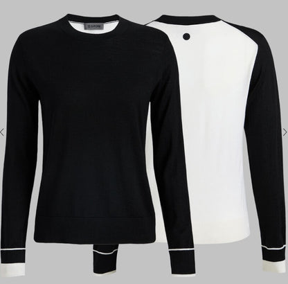 G/FORE APPAREL COLOUR BLOCK MERINO WOOL SWEATER (MULTIPLE COLORS)