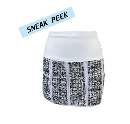 EPC Couture MICHELLE BOUCLE SKORT (MULTIPLE COLORS)- SNEAK PEEK ONLY AT GALS