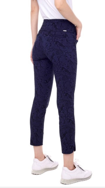 Swing Control MIDNIGHT PETAL-SLIT ANKLE PANT 28"