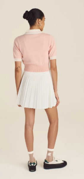 Malbon MIKAYLA KNIT SHORT SLEEVE POLO (Multiple Colors)