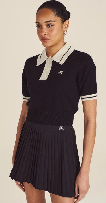 Malbon MIKAYLA KNIT SHORT SLEEVE POLO (Multiple Colors)