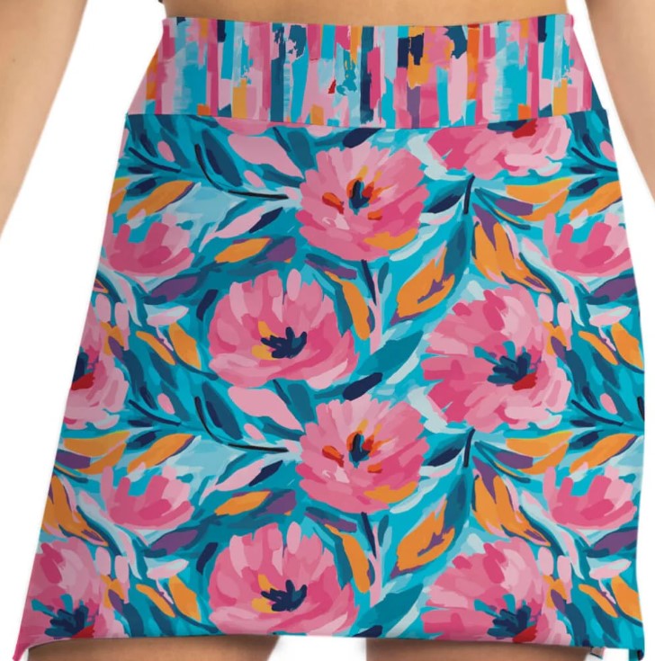 Skort Obsession MILEY'S FLOWERS SKORT 17"