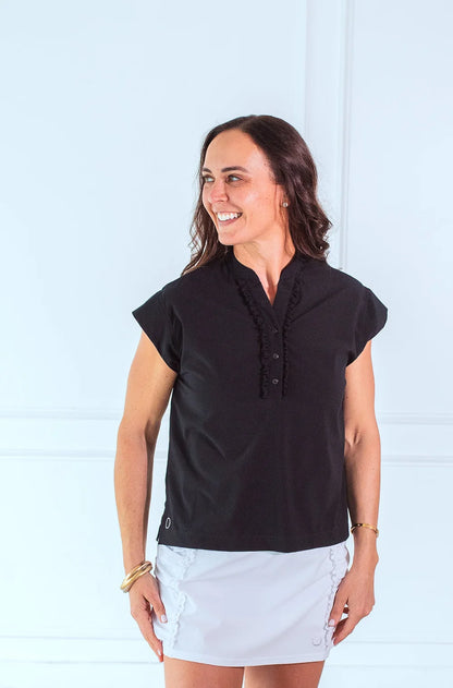 The Bubble Mindy Short Sleeve Top Solids (Multiple Colors)