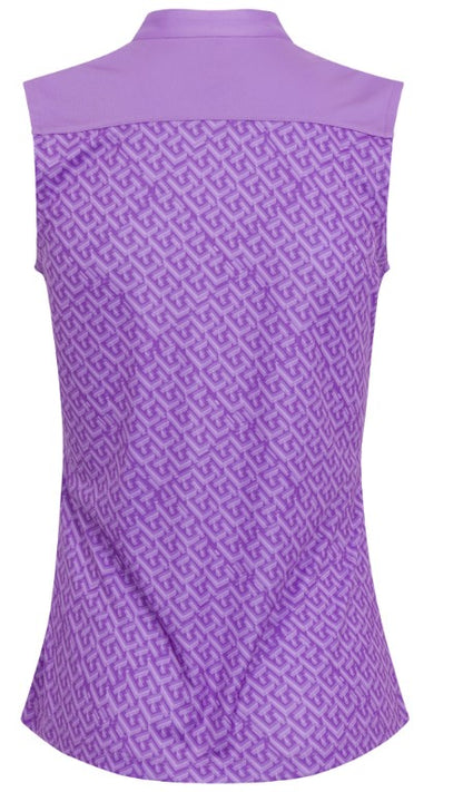 Greg Norman SLEEVELESS ML75 Illusion Polo