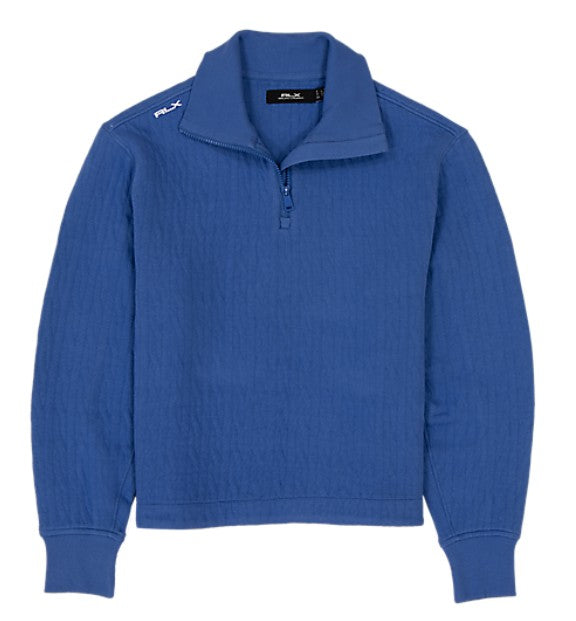 Ralph Lauren RLX LONG-SLEEVE CABLE JACQUARD KNIT 1/2 ZIP PULLOVER (Multiple Colors)