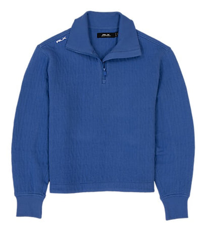 Ralph Lauren RLX LONG-SLEEVE CABLE JACQUARD KNIT 1/2 ZIP PULLOVER (Multiple Colors)