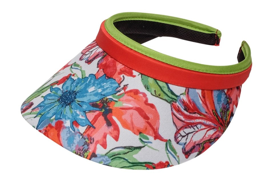 GloveIt Margaritaville Print Solid Clip-On Visors