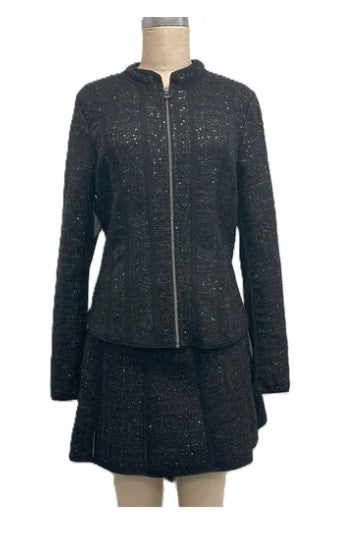EPC Style Couture Boucle Sequined Lavern Jacket