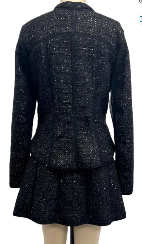 EPC Style Couture Boucle Sequined Lavern Jacket
