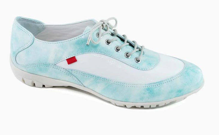 Marc Joseph Hampton Golf Shoe in Mint Stained Patent