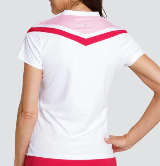 Tail Better HIBISCUS PALMS Short Sleeve Mirielle Top