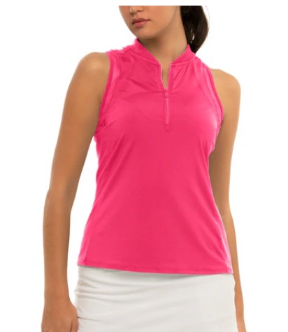 Lucky in Love Shockin Classic My Favorite Racer Back Zip Tank (Multiple Colors)