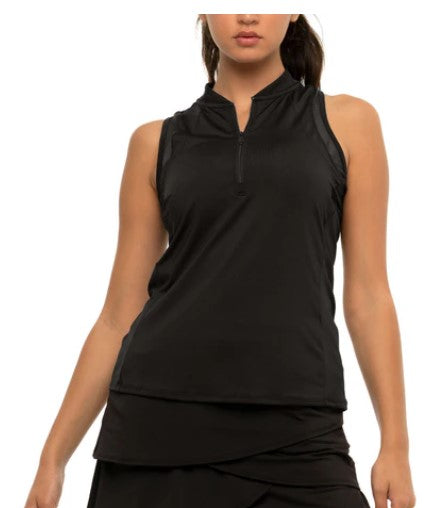 Lucky in Love Shockin Classic My Favorite Racer Back Zip Tank (Multiple Colors)