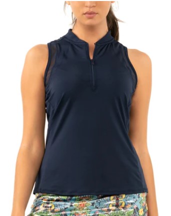 Lucky in Love Shockin Classic My Favorite Racer Back Zip Tank (Multiple Colors)