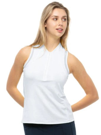 Lucky in Love Shockin Classic My Favorite Racer Back Zip Tank (Multiple Colors)