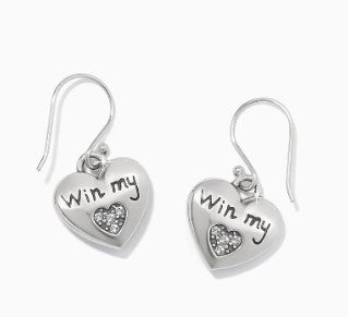 Brighton One Heart Reversible Earrings