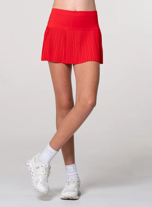 Lucky in Love Youth Pleated Accordion Skirt 11" (Multiple Colors)