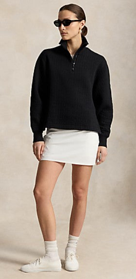 Ralph Lauren RLX LONG-SLEEVE CABLE JACQUARD KNIT 1/2 ZIP PULLOVER (Multiple Colors)