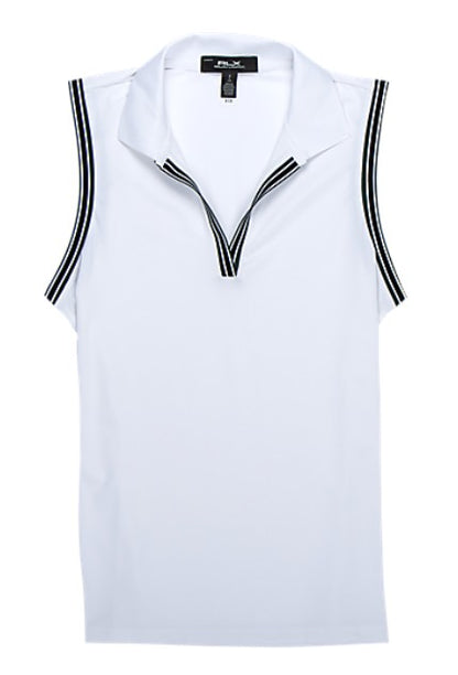 Ralph Lauren RLX SLEEVELESS AIR TECH PIQUE POPOVER POLO (Multiple Colors)