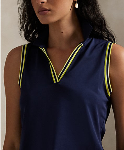 Ralph Lauren RLX SLEEVELESS AIR TECH PIQUE POPOVER POLO (Multiple Colors)