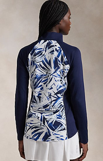 Ralph Lauren RLX LONG-SLEEVE PULLOVER in EXPLODED PALM