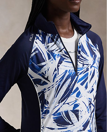 Ralph Lauren RLX LONG-SLEEVE PULLOVER in EXPLODED PALM