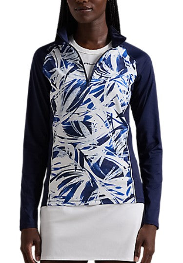 Ralph Lauren RLX LONG-SLEEVE PULLOVER in EXPLODED PALM
