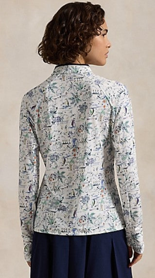 Ralph Lauren RLX LONG-SLEEVE PULLOVER in MULTI COLOR CONVO