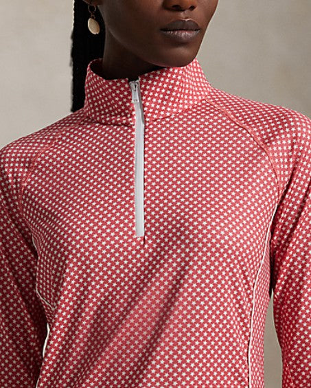Ralph Lauren RLX LONG-SLEEVE PULLOVER in RED SKY SUMMER STAR