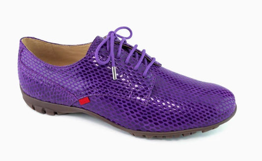 Marc Joseph Pacific Golf Shoe - Aubergine Snake