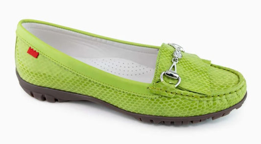 Marc Joseph Lexington 2 Women's Golf Shoes - Lime Snake