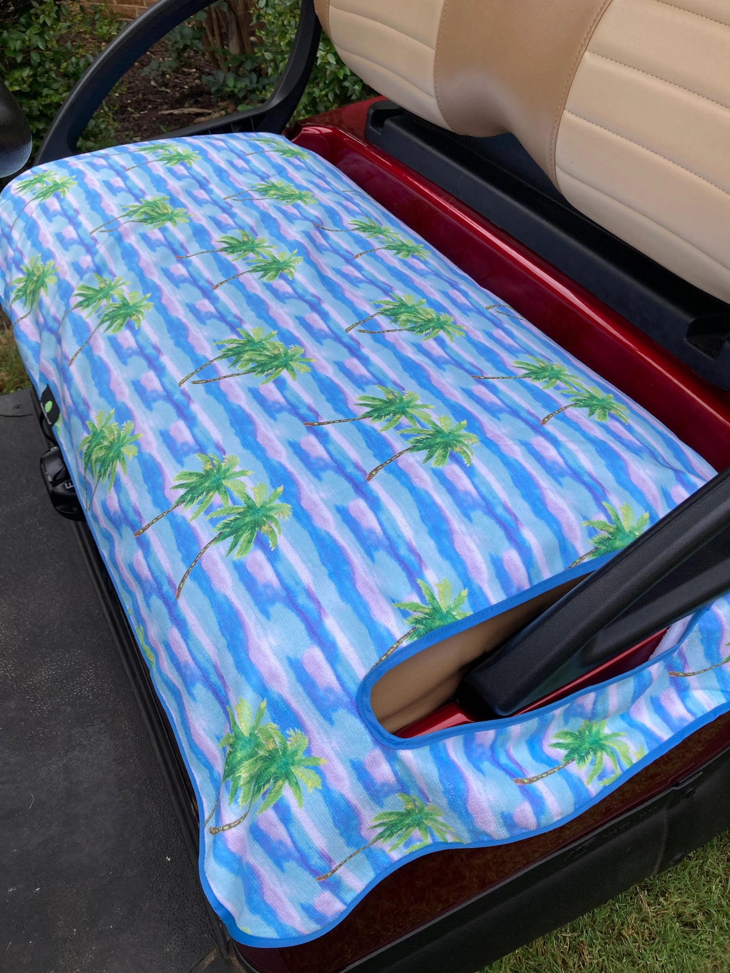Birdie Balou Palm Tree Sky Golf Cart Seat Cover