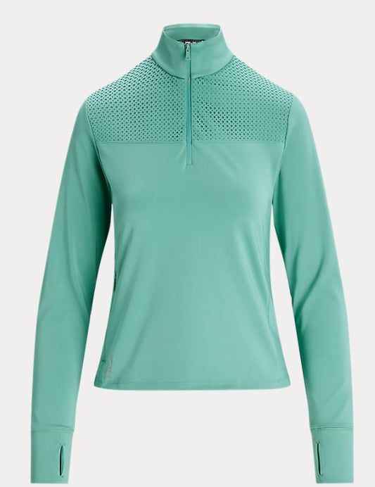 Ralph Lauren RLX Stretch Jersey Quarter-Zip Long Sleeve Pullover